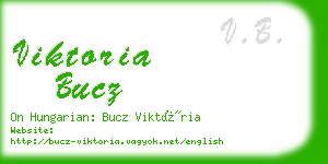 viktoria bucz business card